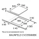 Электрическая варочная панель MAUNFELD CVCE594MBK2