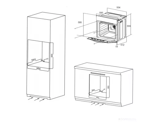 Шкаф духовой электрический MAUNFELD EOEC.566TB