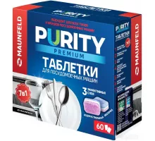 Таблетки для посудомоечных машин MAUNFELD Purity Premium all in 1 MDT60PP (60 шт. в упаковке)