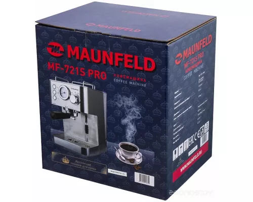 Кофемашина рожкового типа MAUNFELD MF-721S PRO