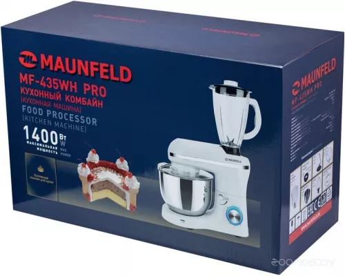 Кухонный комбайн 2 в1 MAUNFELD MF-435WH PRO