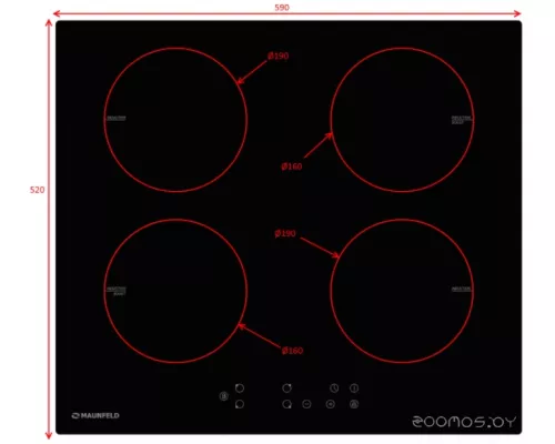 Индукционная варочная панель MAUNFELD EVI.594-BK