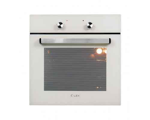 Электрический духовой шкаф LEX EDM 040 Ivory Light Белый антик