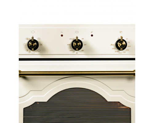 Встраиваемый духовой шкаф LEX EDM 6075 C IV Light Белый антик