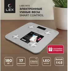 Весы умные напольные LEX LXBS 9013