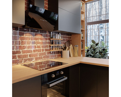 Наклонная кухонная вытяжка LEX Plaza GS 600 Black