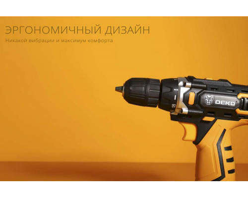 Аккумуляторная дрель-шуруповерт 12В DEKO DKCD12FU-Li 063-4100