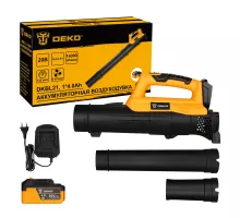 Воздуходувка садовая аккумуляторная DEKO DKBL21, 20В, 1x4.0Ач 063-4363