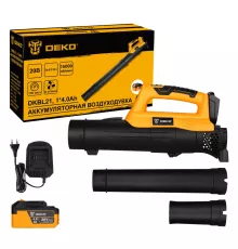 Воздуходувка садовая аккумуляторная DEKO DKBL21, 20В, 1x4.0Ач 063-4363