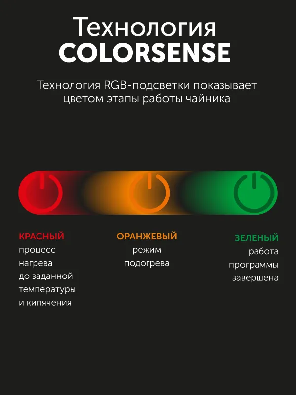 Чайник RED solution COLORSENSE KG1330D