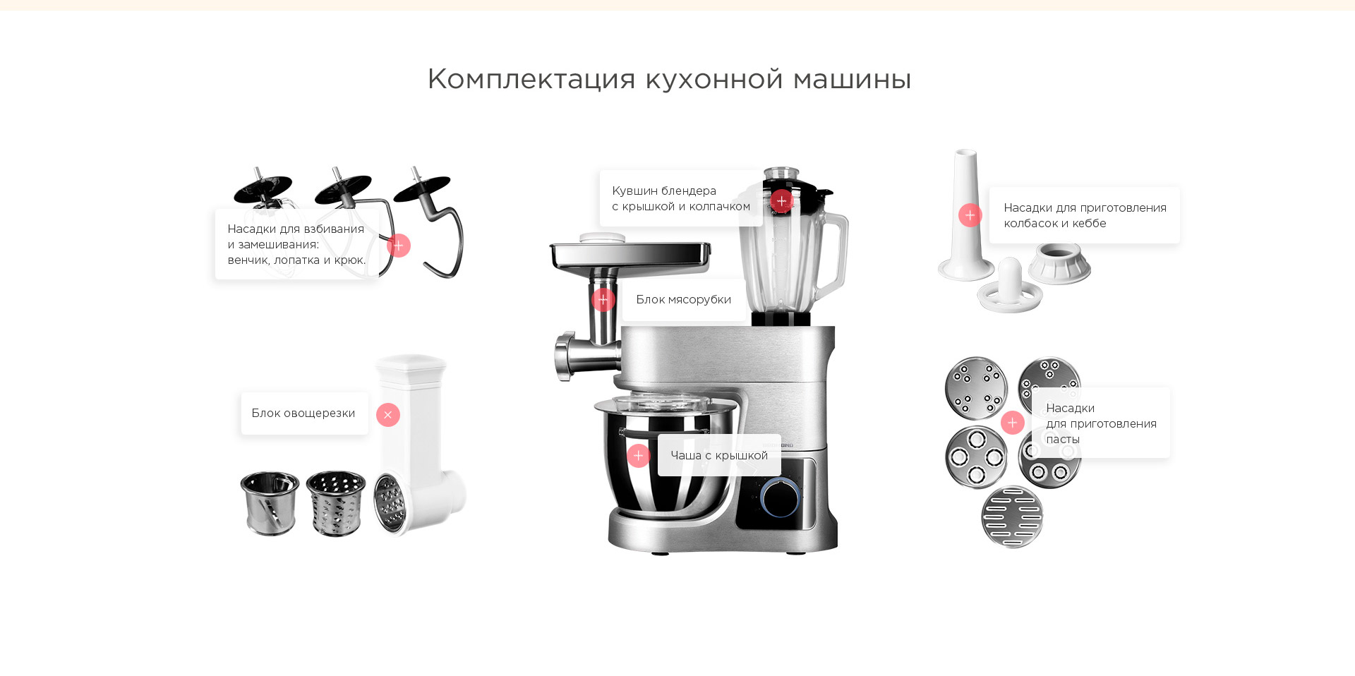 Кухонная машина REDMOND RKM-M4020