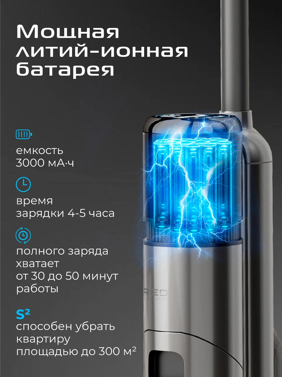 Пылесос вертикальный RED SOLUTION Aqua W3500