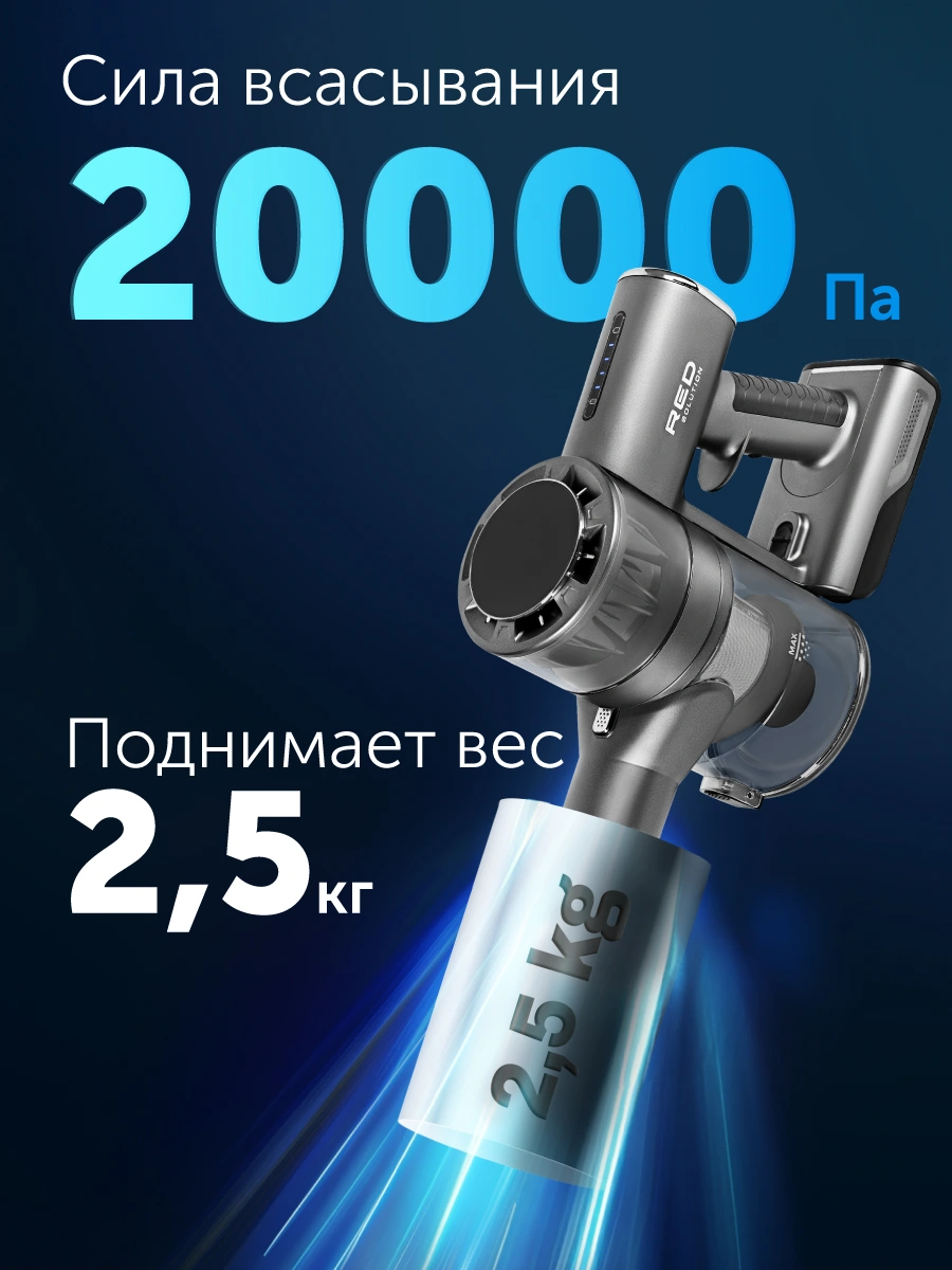 Пылесос вертикальный RED SOLUTION V3060